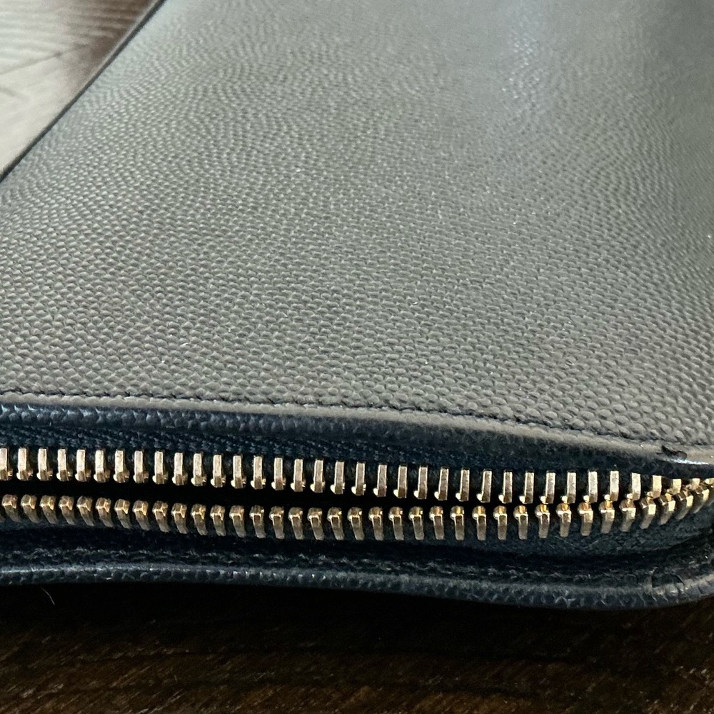 Saint Laurent Blue Continental Wallet - Picture 7 of 8
